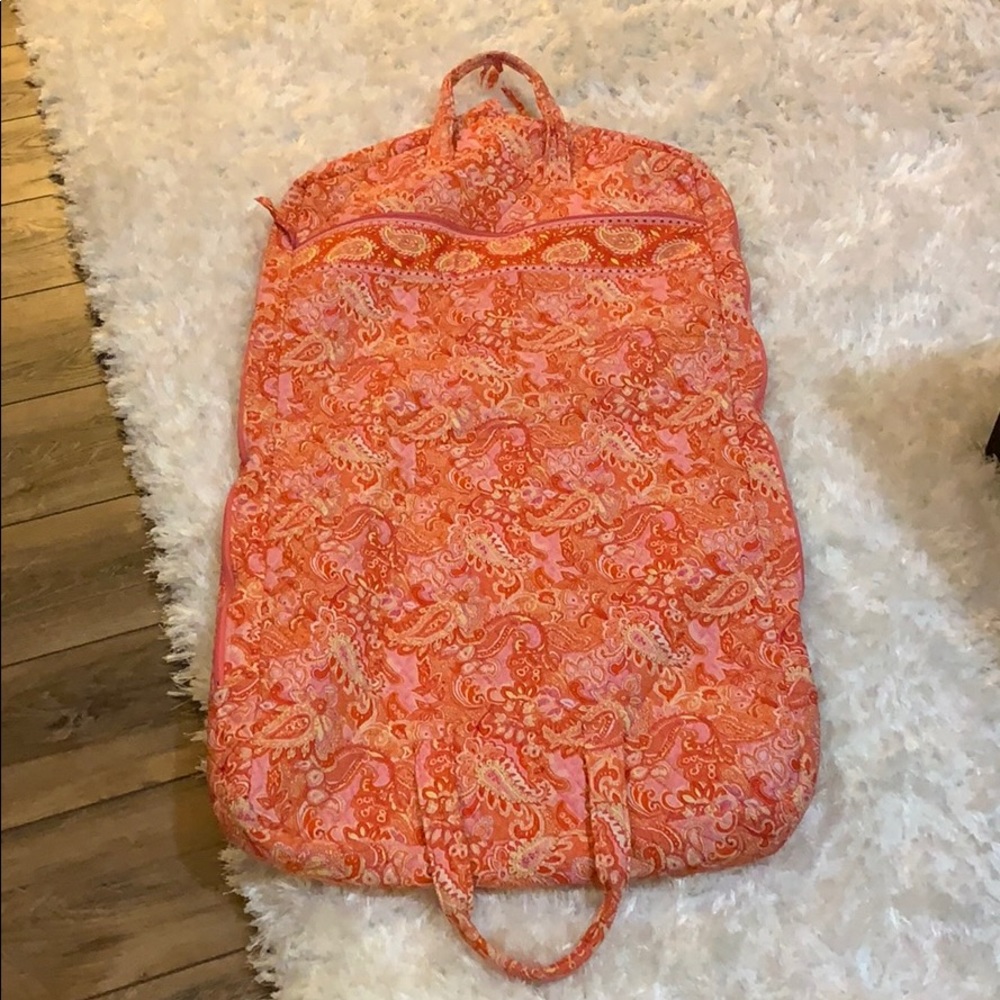 Vera Bradley garment bag Sherbet retired pattern